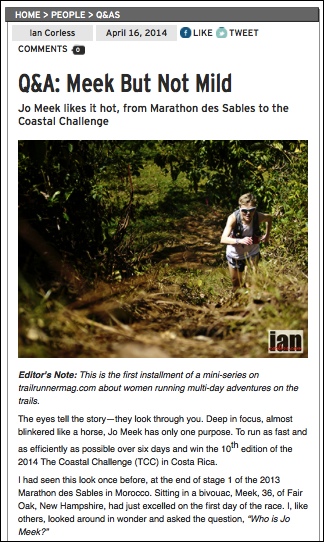 Jo Meek trailrunnermag.com