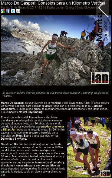 Marco De Gasperi VK corredordemontana.com