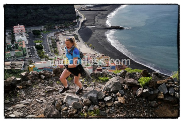 No warm up, from Tazacorte you go up for 18k