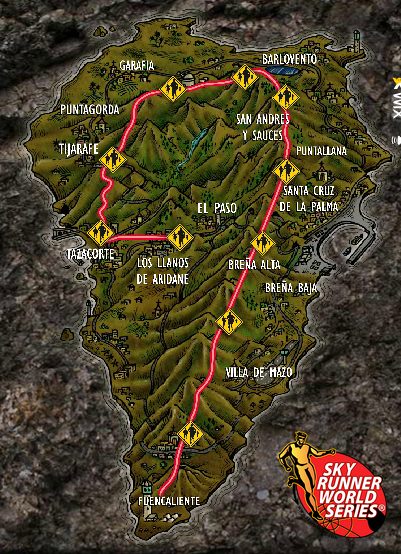 Transvulcania Map