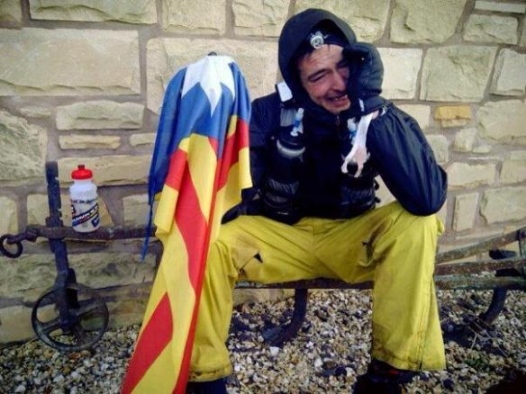 The Spine Race at the finish