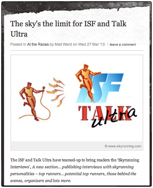 Skyrunning Interviews