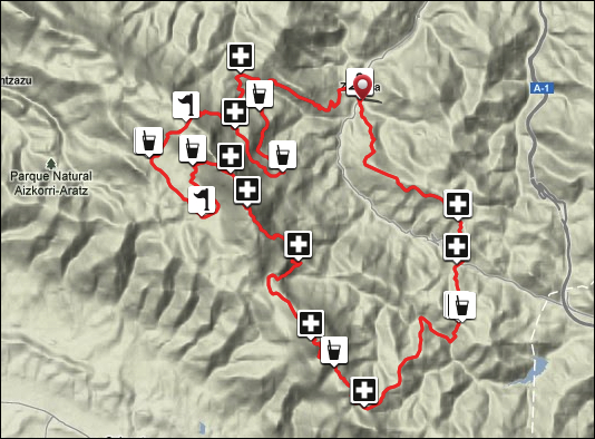 Zegama Map iancorless.com