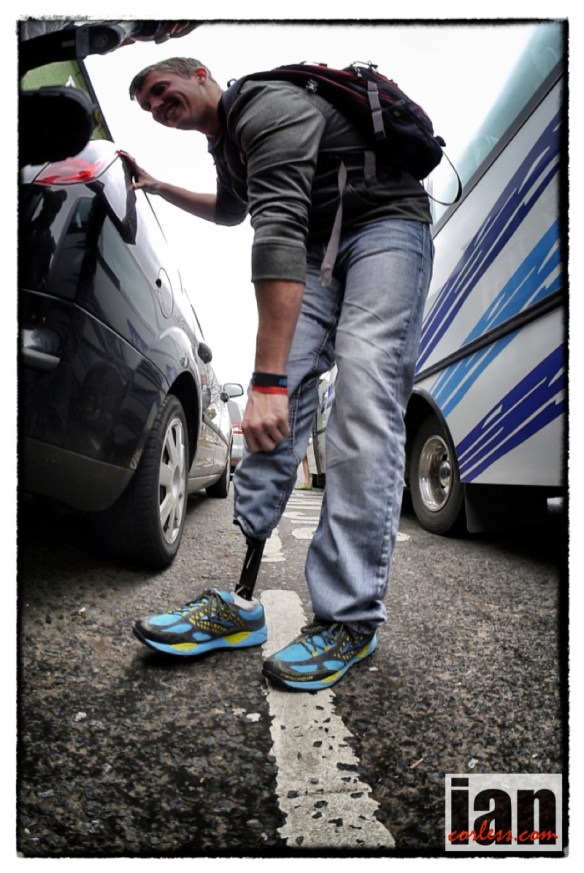 Eric Browy from Team RWB ahead of the Causeway Crossing in Ireland