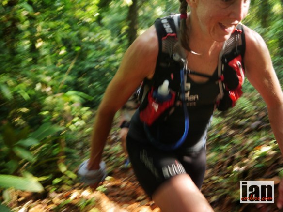 Julia Bottger on the second climb TCC2014 ©iancorless.com