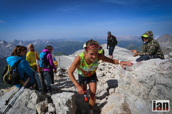 Emelie Forsberg at the Dolomites SkyRace 2014