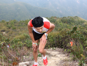 Dai Matsumoto in the 28km race